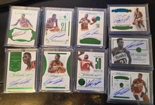 Lot of (38) Dominique Wilkins Flawless Auto & Patch cards - Emerald, Gold, Ruby