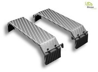 1:14 Doppel-KotflüGel Breit Edelstahl Riffelblech Paar Lesu / Thicon-Models