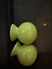 Fiesta Ware Lemongrass Salt & Pepper Shakers Retired Color Green Homer Laughlin