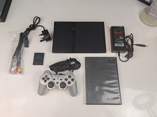 Sony PlayStation 2 Slim Black Console SCPH-79003 Controller + Game + Memory Card