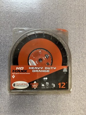 QIC UNIV HD MAXX Diamond Saw Blade 12 in Heavy Duty Segmented Orange, 1 Pack