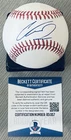 ROOKIE AUTHENTICATED CHASE BURNS BECKETT SIGNED NEW MANFRED BASEBALL W/CERT CARD
