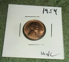 JB RFM 86444 Lincoln Wheat Cent 1954 UNC Condition