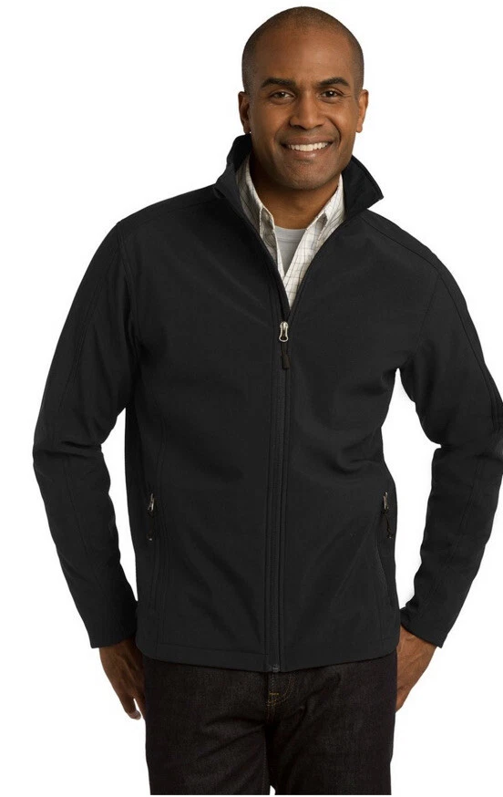 Mens Soft Shell Jacket Water Wind Resistant Unisex Adult Jacket XL