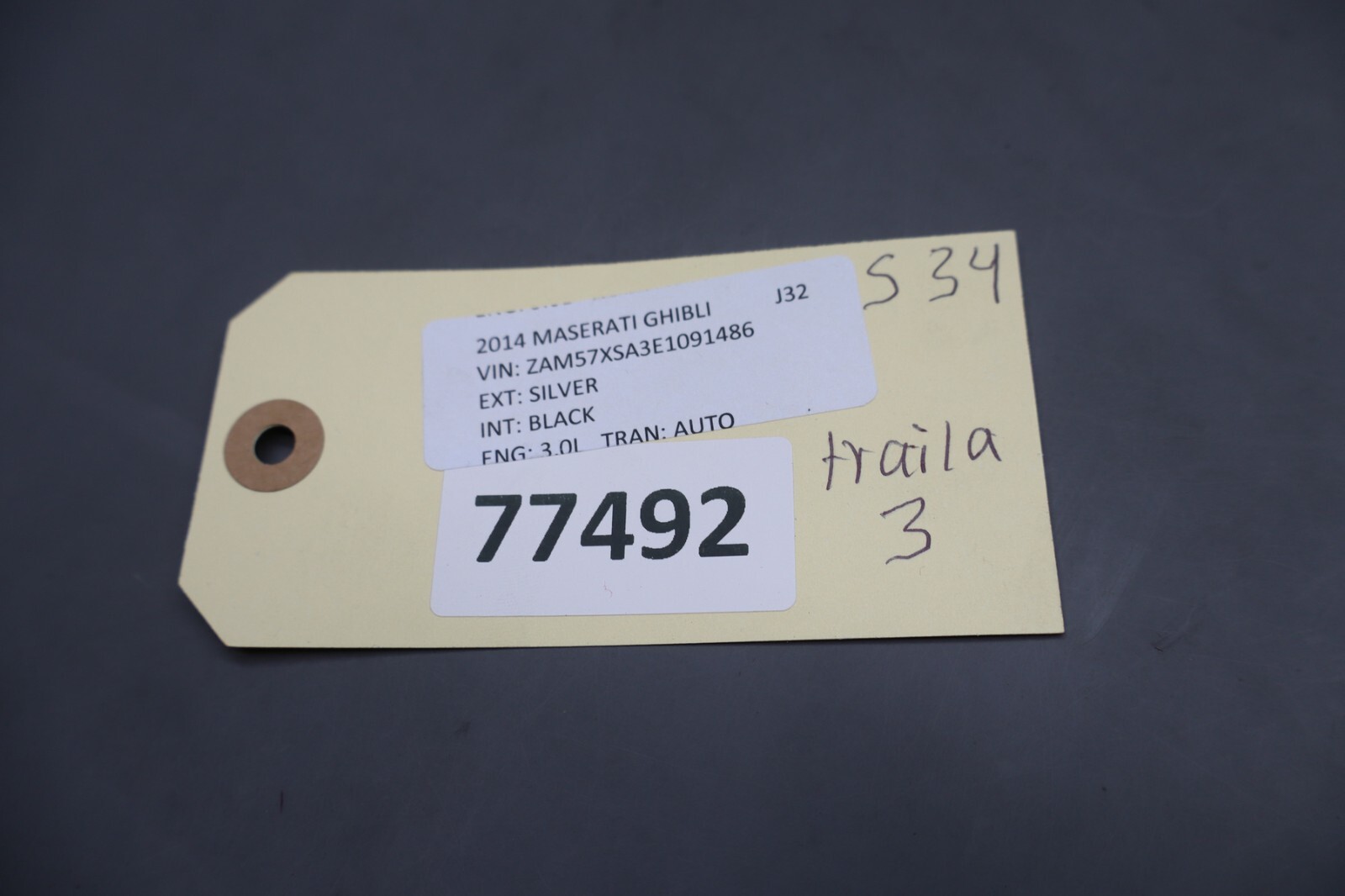 14-22 Maserati Ghibli M157 Front Left Driver Side Interior Door Panel Trim Oem