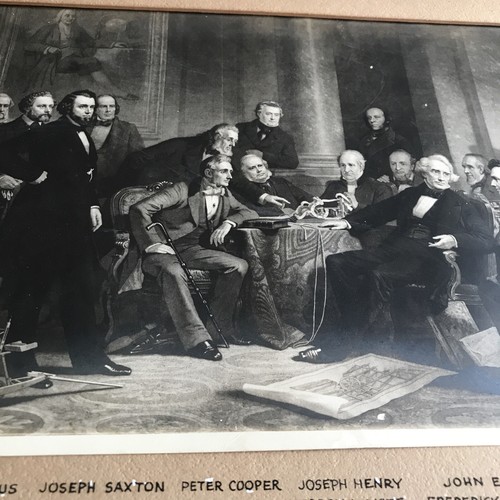 American Scientists And Inventors Picture Print Black And White Historical 14x8 - Picture 3 of 15