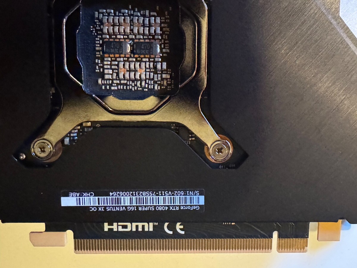 MSI NVIDIA GeForce RTX 4080 Ventus 3X OC 16GB GDDR6X Video 