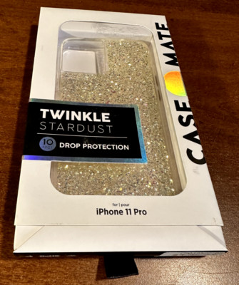 CASEMATE Iphone 11 Pro Gold Twinkle Stardust Case Cover