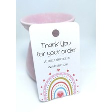 Personalised 'Thank you for your order' Labels/Tags/Cards  - 8 Designs 