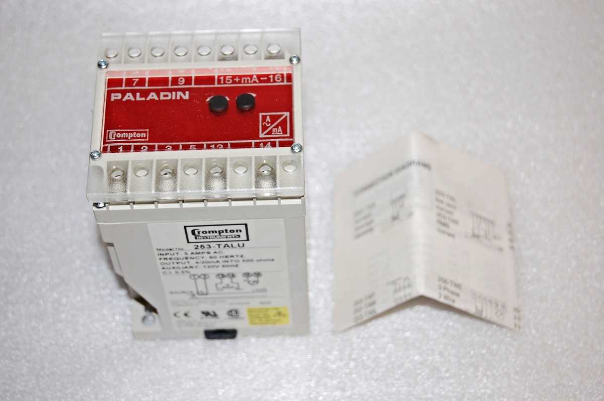 Transducteur De Courant Crompton Instruments 253-TALU-LSHG-C6-DG - Neuf En Emballage D'origine