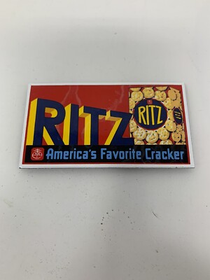 Ritz Crackers Refrigerator Magnet Box Vintage Antique Americas Favorite Cracker!