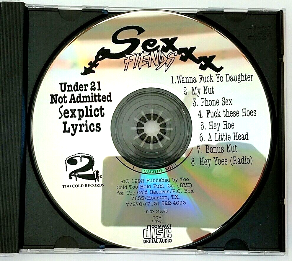 CD) Sexx Fiends – Under 21 Not Admitted (Sexplicit Lyrics) , OG