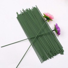 10/20/30pcs 2mm 40cm Floral Stem Wire Dark Green for Florist Flower Arrangement