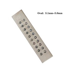 Tungsten Carbide Drawplate Oval Wire Drawing Multisize Pull Bar Jewelry Tool 