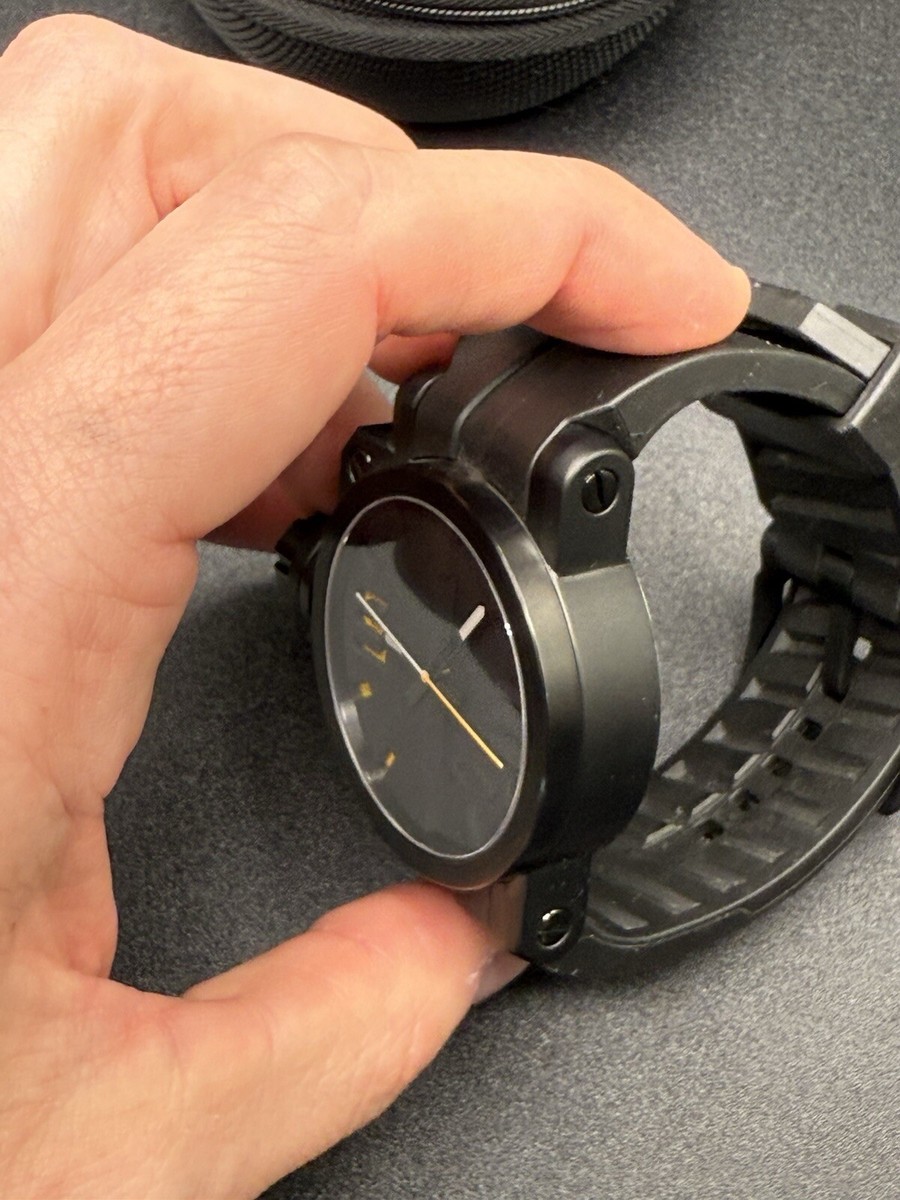 Oakley Gearbox Stealth Black w/Yellow Accents Watch | eBay