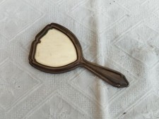 ANTICO 1940 circa SPECCHIO SPECCHIETTO DA BORSETTA IN ARGENTO TITOLO 800