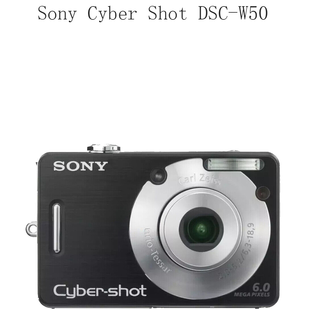 Sony Cyber-shot DSC-W50 6.0MP 3x Optical Zoom Digital Camera