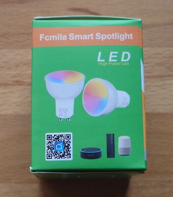 GU10 Wifi Smart LED Light Bulb For Amazon Alexa Google Home Remote Control