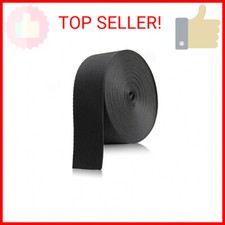 1.5 Inch Wide 10 Yards Black Nylon Webbing Strap  Polypropylene Straps for Bags,