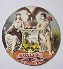 CW Era - EXCELSIOR NY - Colored Paper with Eagles Wings spread out!