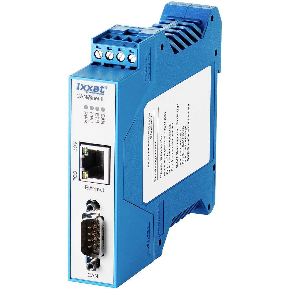 Ixxat 1.01.0086.10200 CAN@net II/VCI Convertitore CAN CAN Bus, Ethernet 24 V/DC
