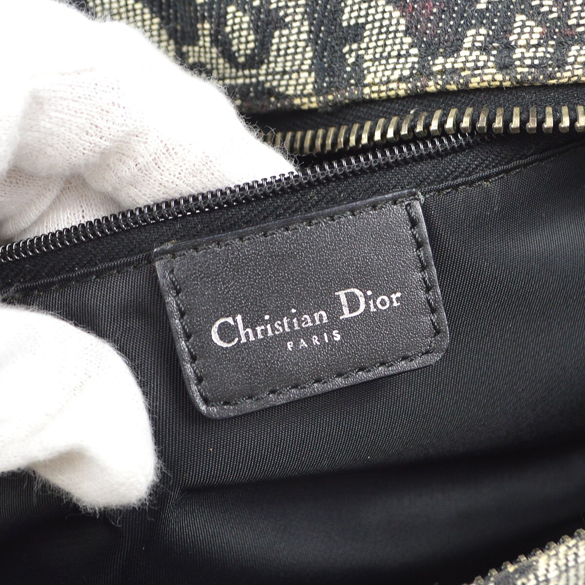 Christian Dior Black Trotter Handbag PZ1012 29421 | eBay