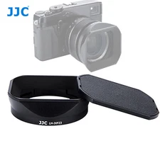 JJC Black Metal lens hood +Cap for fuji Fujinon LENS XF 23mm F1.4 R as LH-XF23
