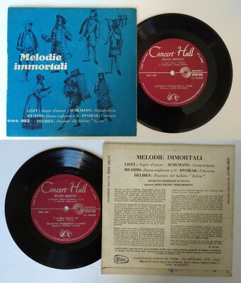 7''45 Runden Unsterbliche Melodien Traum der Liebe/Fantastikeria MS-982 Italy Klassiker