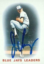 Jim Clancy autographed Baseball Card (Toronto Blue Jays) 1986 Topps Leaders #96