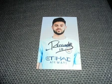 PAOLO FERNANDES #2 MANCHESTER CITY & SPAIN U-21 - 6x4 PHOTOGRAPH ORIGINAL SIGNED