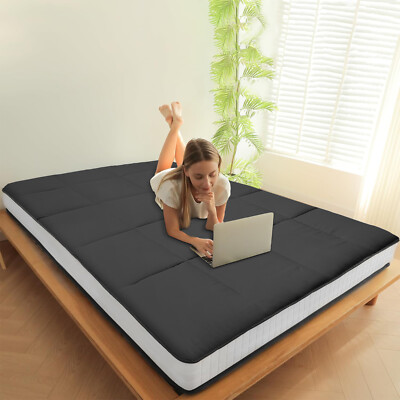 SLSY Mattress Topper for Back Pain Relief Extra Thick Mattress Twin Full Queen