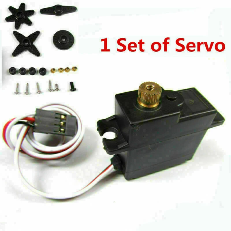 1/18 Metal Gear Steering Servo Set for Truck RC Car A949 A959 A969 K929 A959-b - Image 2 of 4