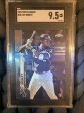 Luis Robert RC 2020 Topps Chrome #60 SGC 9.5 MT+ Graded Slab Chicago White Sox