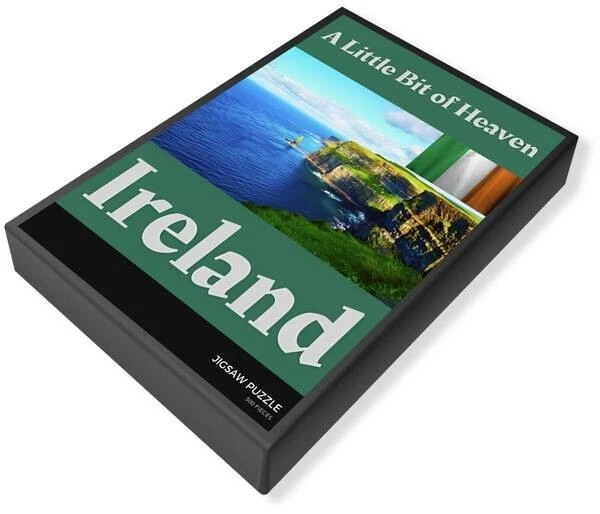 IRELAND: "A Little Bit of Heaven" with Galway Bay 500 Pieces Puzzle 18x24 inches - Image 3 of 4