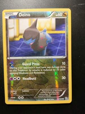 Deino 94/124 Set Dragons Exalted Reverse Holo Pokemon Karte ENG 