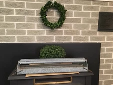 Vintage Galvanized Metal Country Farmhouse Chicken Poultry Feeder Trough Tray