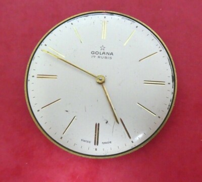 Vintage GOLANA Peseux 330 Open Face pocket watch shoulder watch fur Parts (WE107