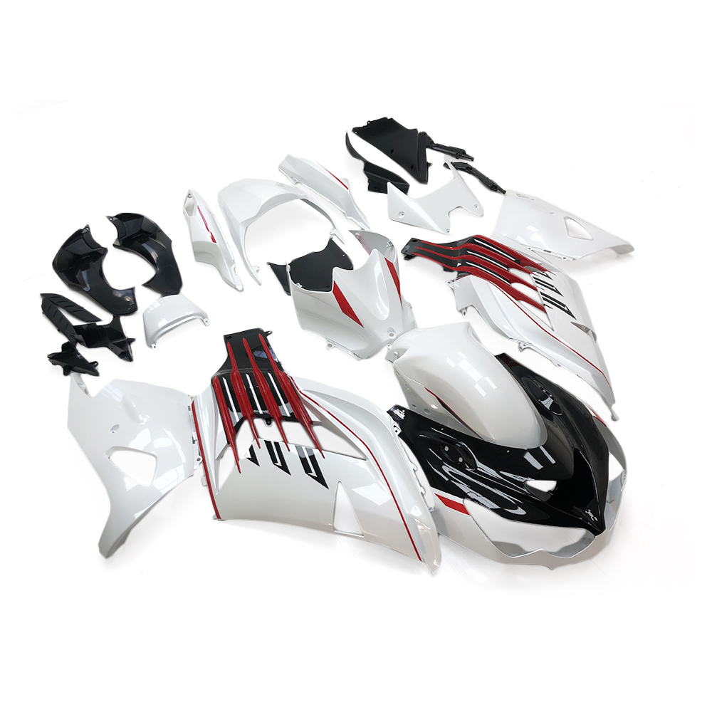 Injection Red White Fairing Kit for Kawasaki 2012-2021 Ninja ZX14R