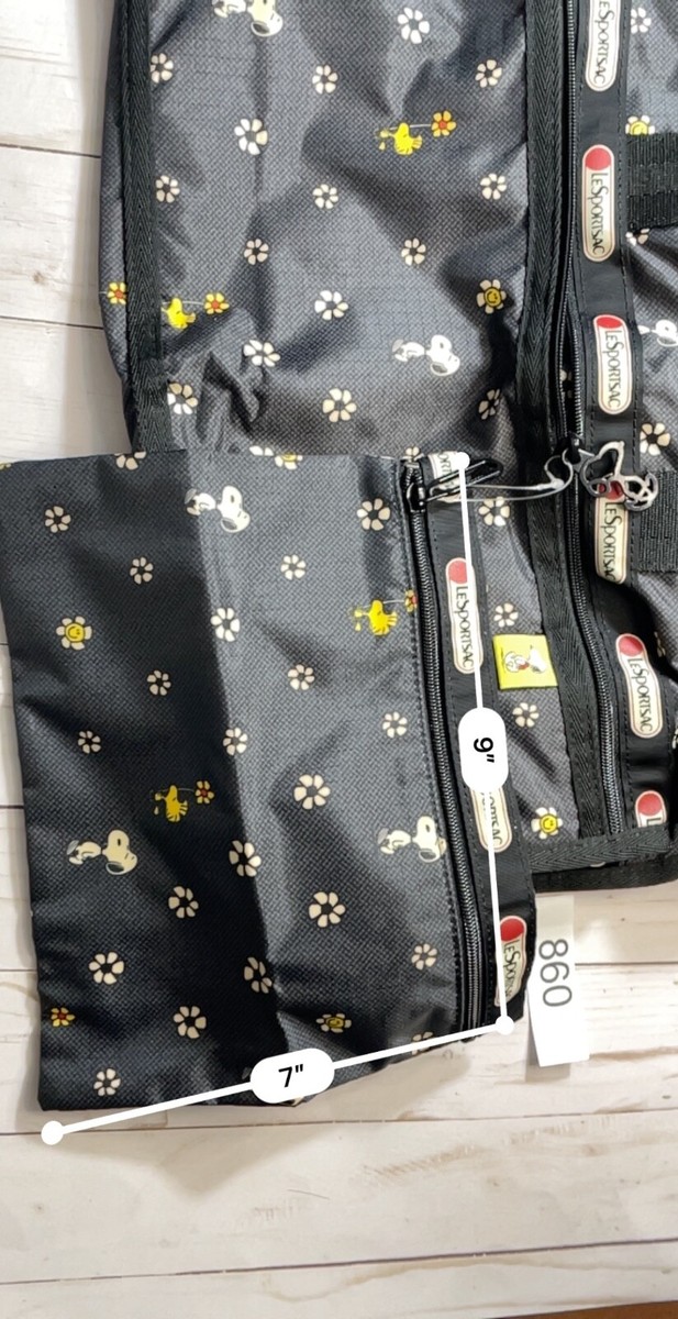 RARE】Peanuts X Lesportsac Snoopy Daisy Medium Weekender with Tags