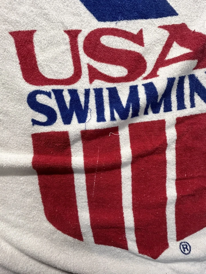90-е США плавание пляж полотенце 30 «x 50» вазелин интенсивной терапии лосьон Олимпийских игр - Изображение 2 из 4