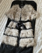 Dolce & Gabbana Real Fur Coat Rrp £1200