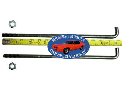 Battery Hold Down Bracket Holder J Bolt With Nuts To Battery Tray GM GMC 2pc A20 - Foto 5