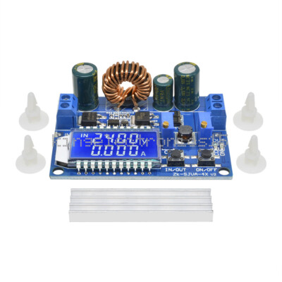 DC 5.5-30V to 0.5-30V 35W Buck Boost Power Supply Step up down CC CV Module LCD