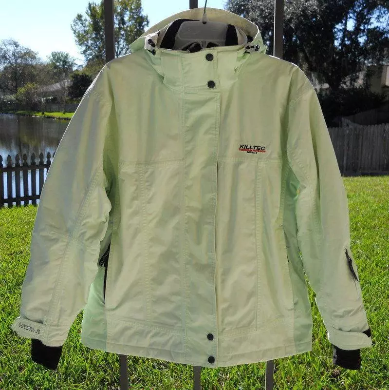 Killtec Level 5 Snow Ski Snowboard Light Green Jacket W/Hood Women\'s Size 8  | eBay