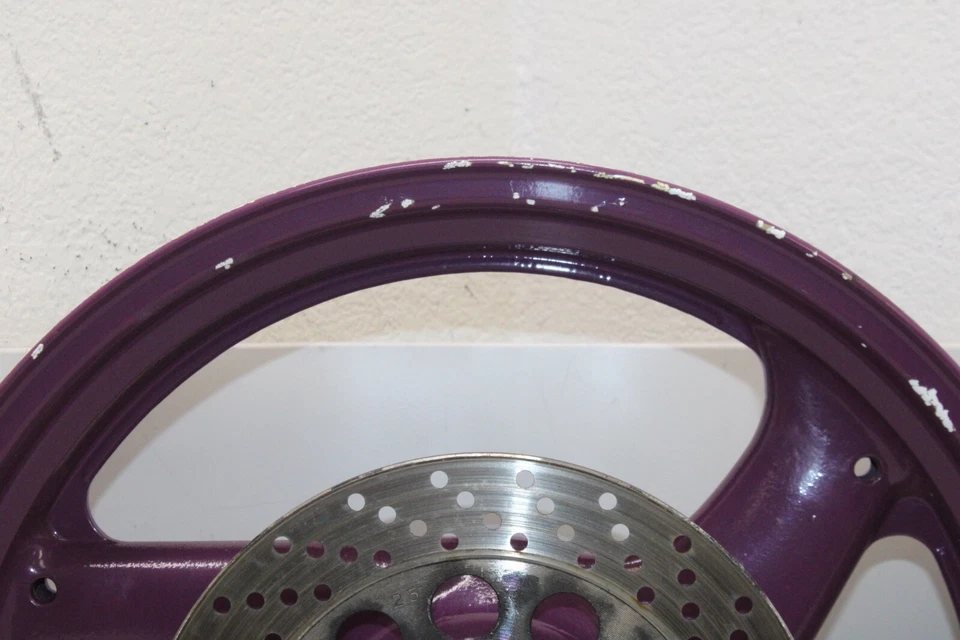 1993 SUZUKI GS500E OEM REAR BACK WHEEL RIM - Image 3 of 4