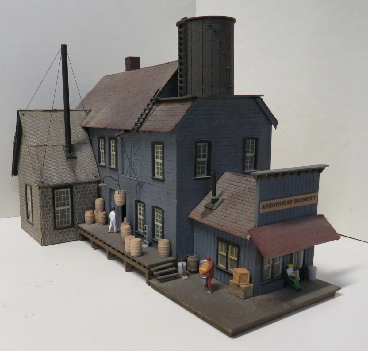 Campbell Wooden HO Model Railroad Buildings, Tunnels & Bridges for