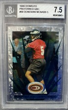 Donovan McNabb Eagles 1999 Donruss Preferred QBC Silver Rookie Card #68 BGS 7.5. rookie card picture
