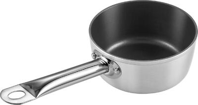 Pentola Antiaderente Judge Vista 14 Cm – 900 Ml, Acciaio Inox 18/0, Rivestimento Excalibur, Induzione