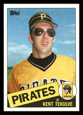 1985 Topps Kent Tekulve  Pittsburgh Pirates #125 Centered Mint
