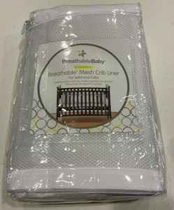 crib liner for solid end cribs